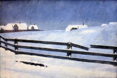 Diedrichsen List in Winter by Diedrich Cornelius Diedrichsen